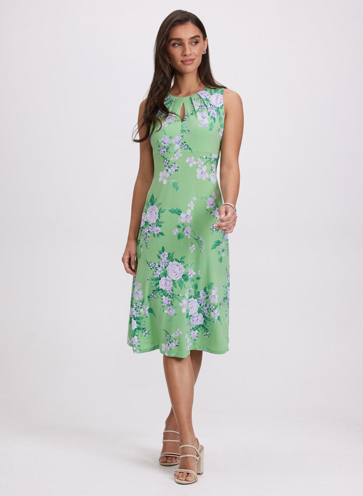 Floral Keyhole Dress