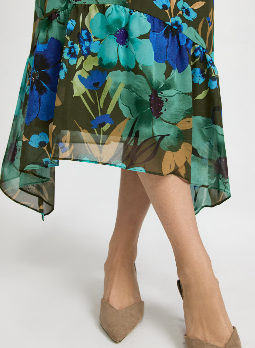 Sleeveless Floral Dress