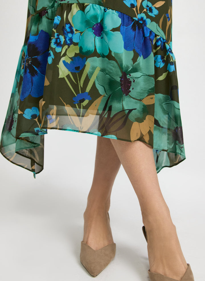 Sleeveless Floral Dress
