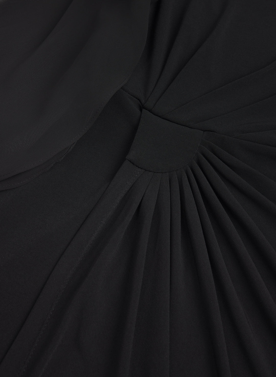 Chiffon Cape Sleeve Dress