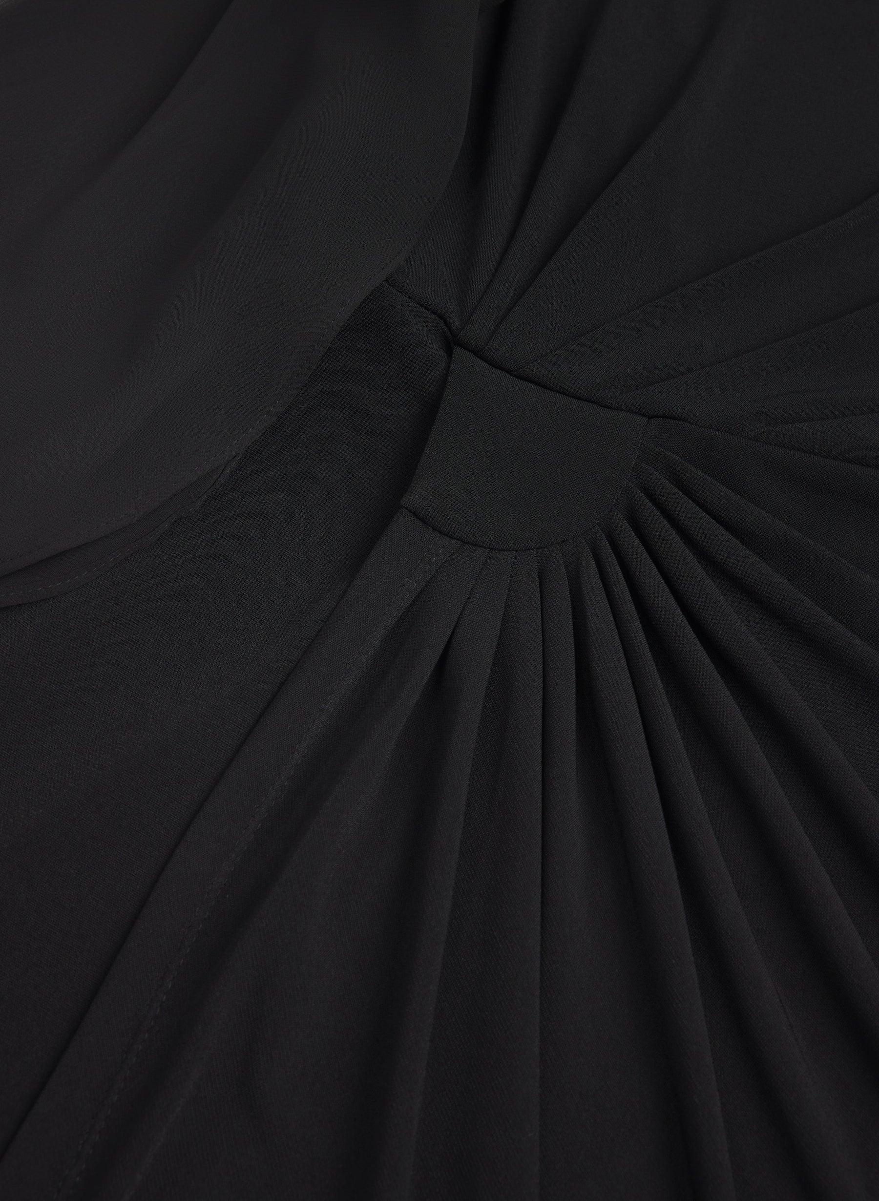 Chiffon Cape Sleeve Dress
