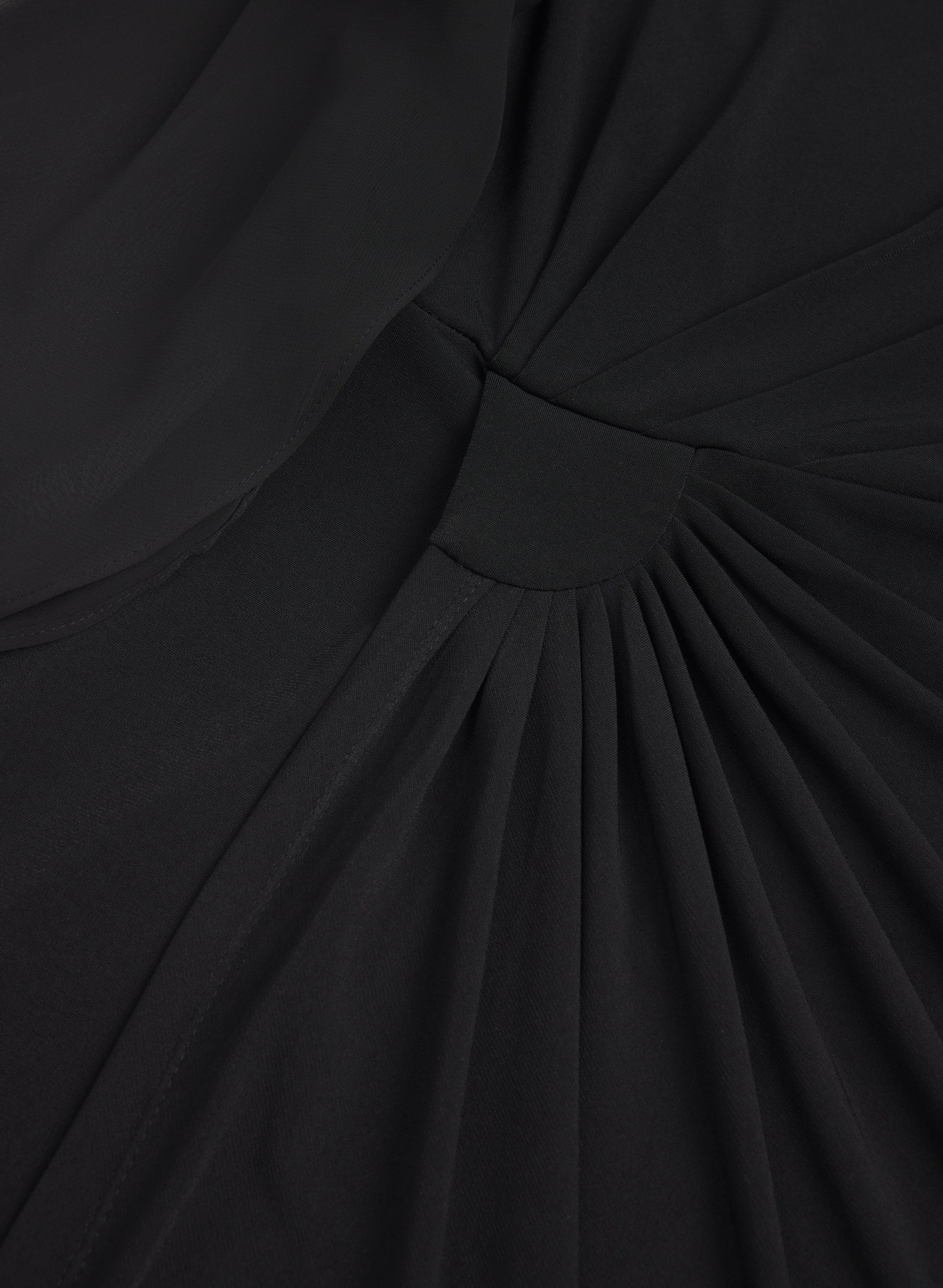 Chiffon Cape Sleeve Dress