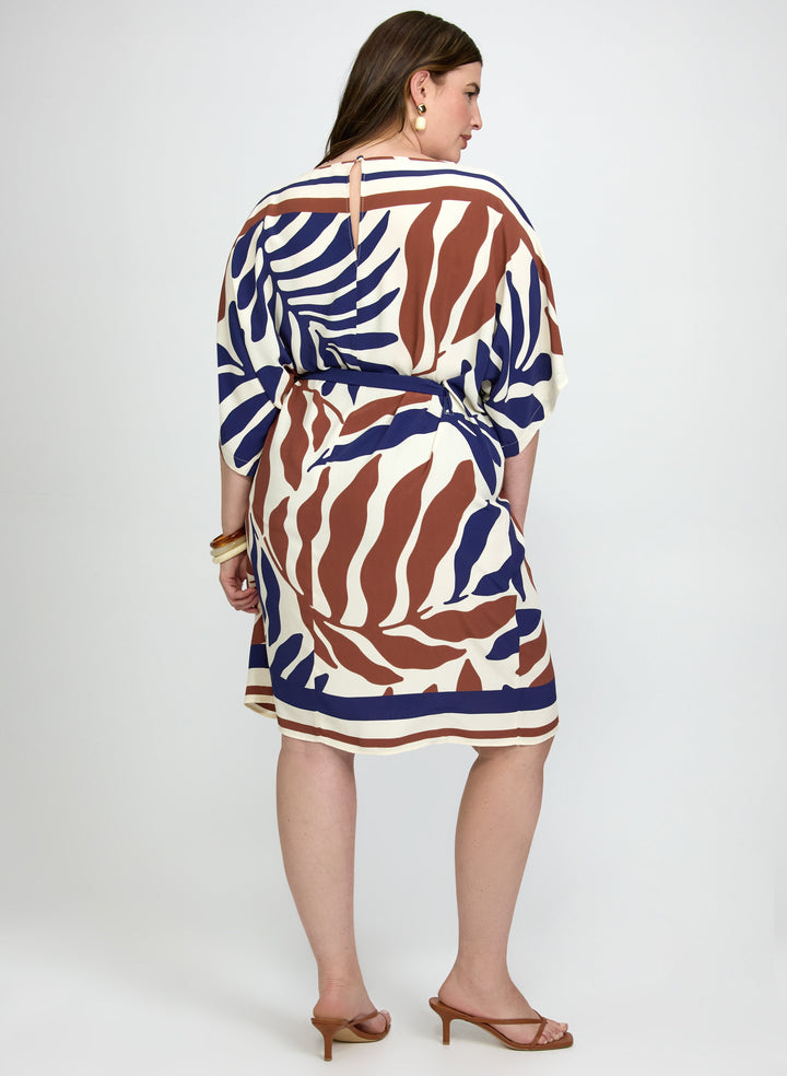Palm Print Dress