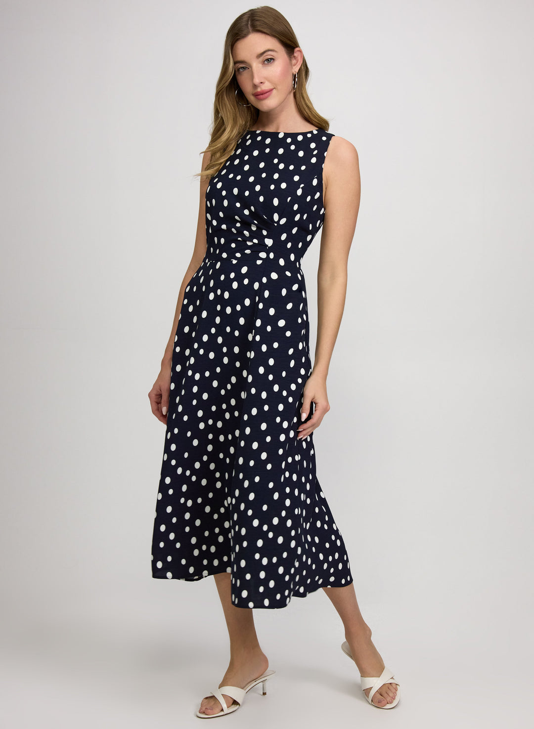 Polka Dot Midi Dress
