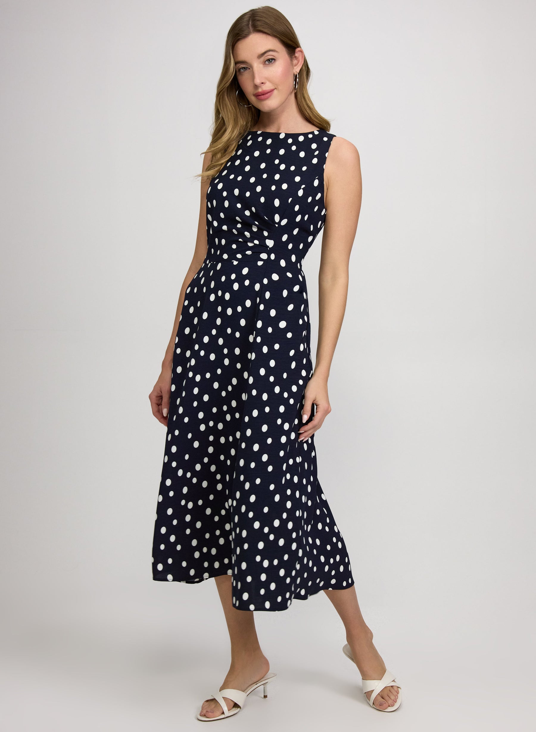 Polka Dot Midi Dress