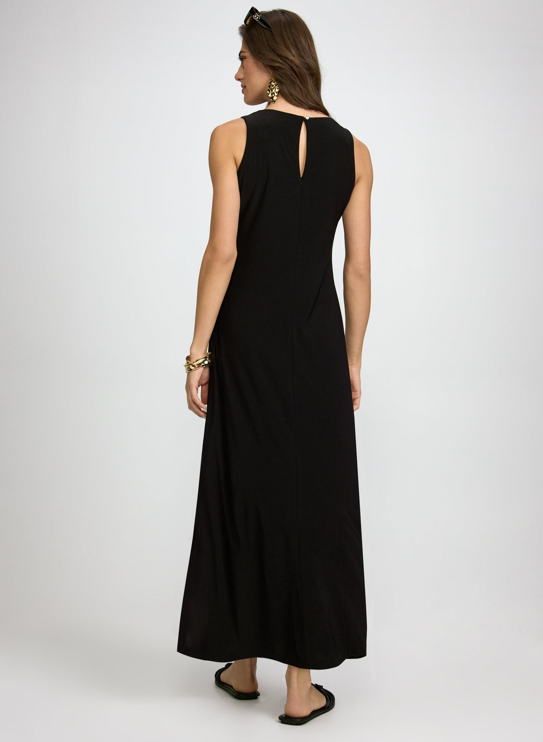 Sleeveless Jersey Maxi Dress