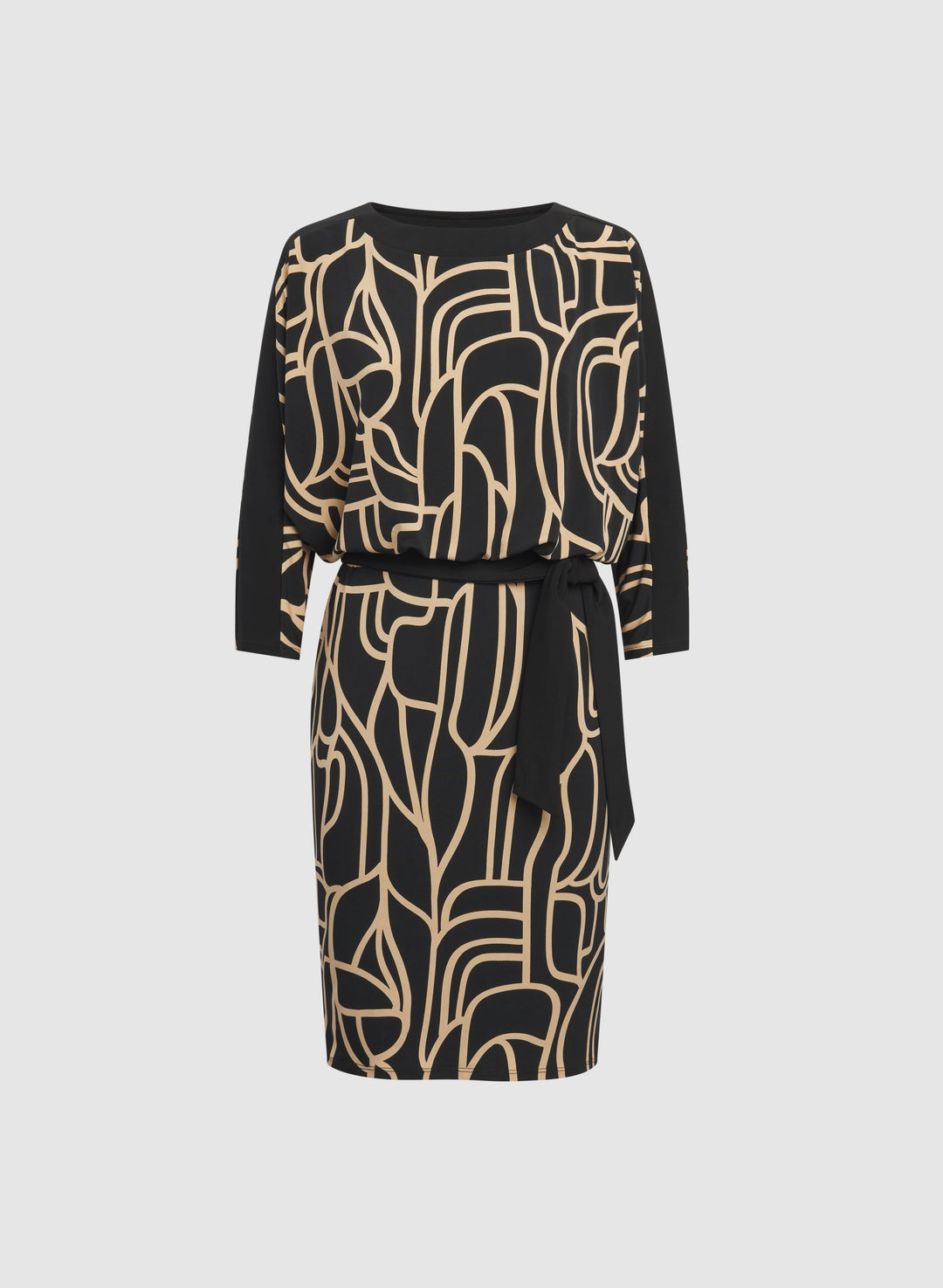 Geometric Jersey Dress