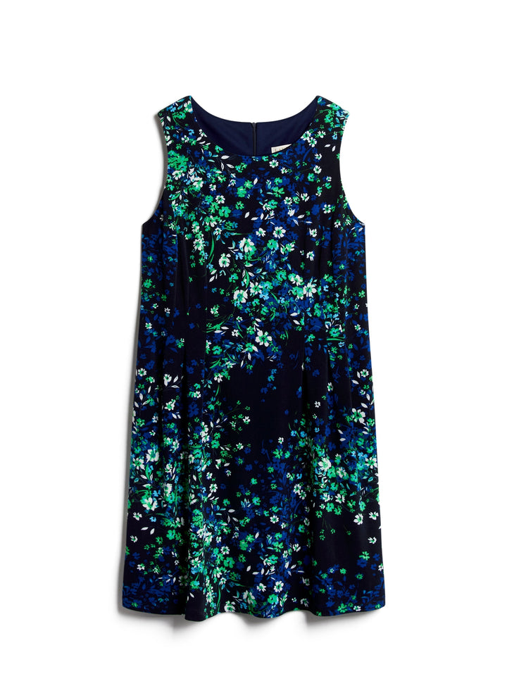 Floral Print Sleeveless Dress