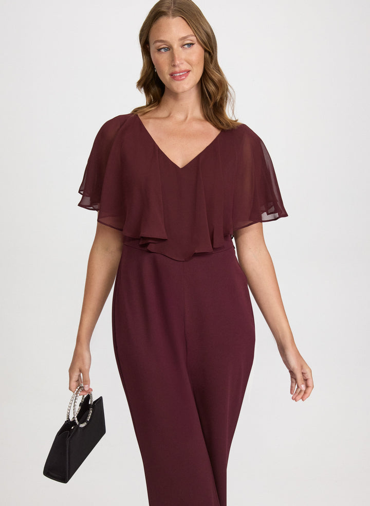 Flounce Front Jumpsuit