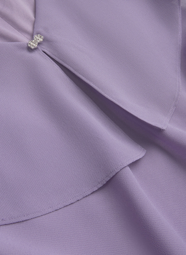Tiered Capelet Dress