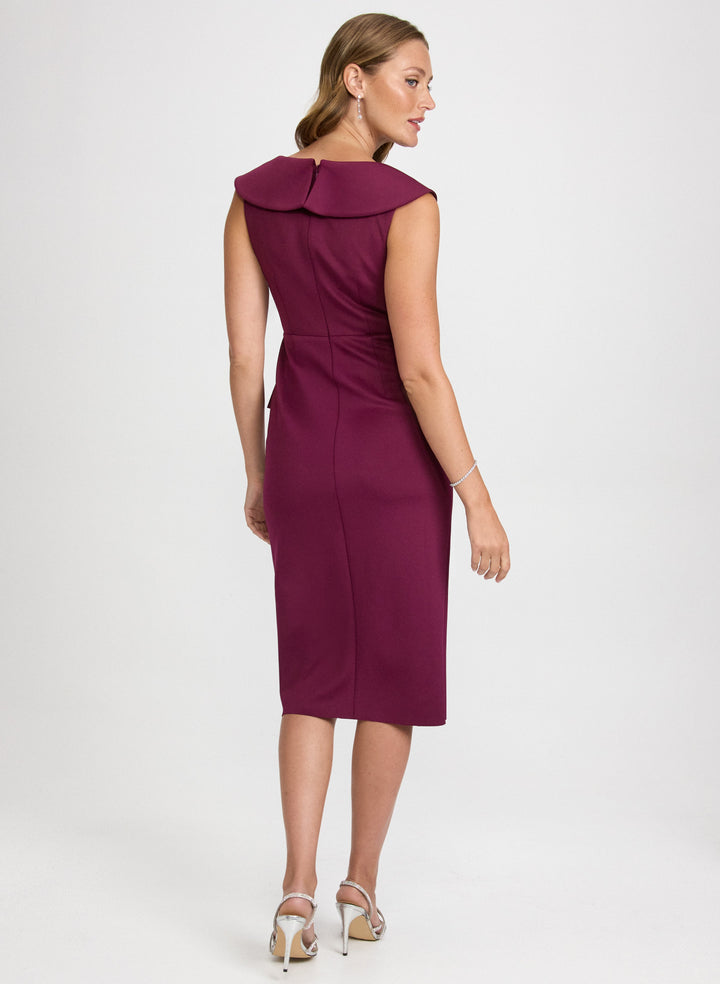 Sleeveless Scuba Dress