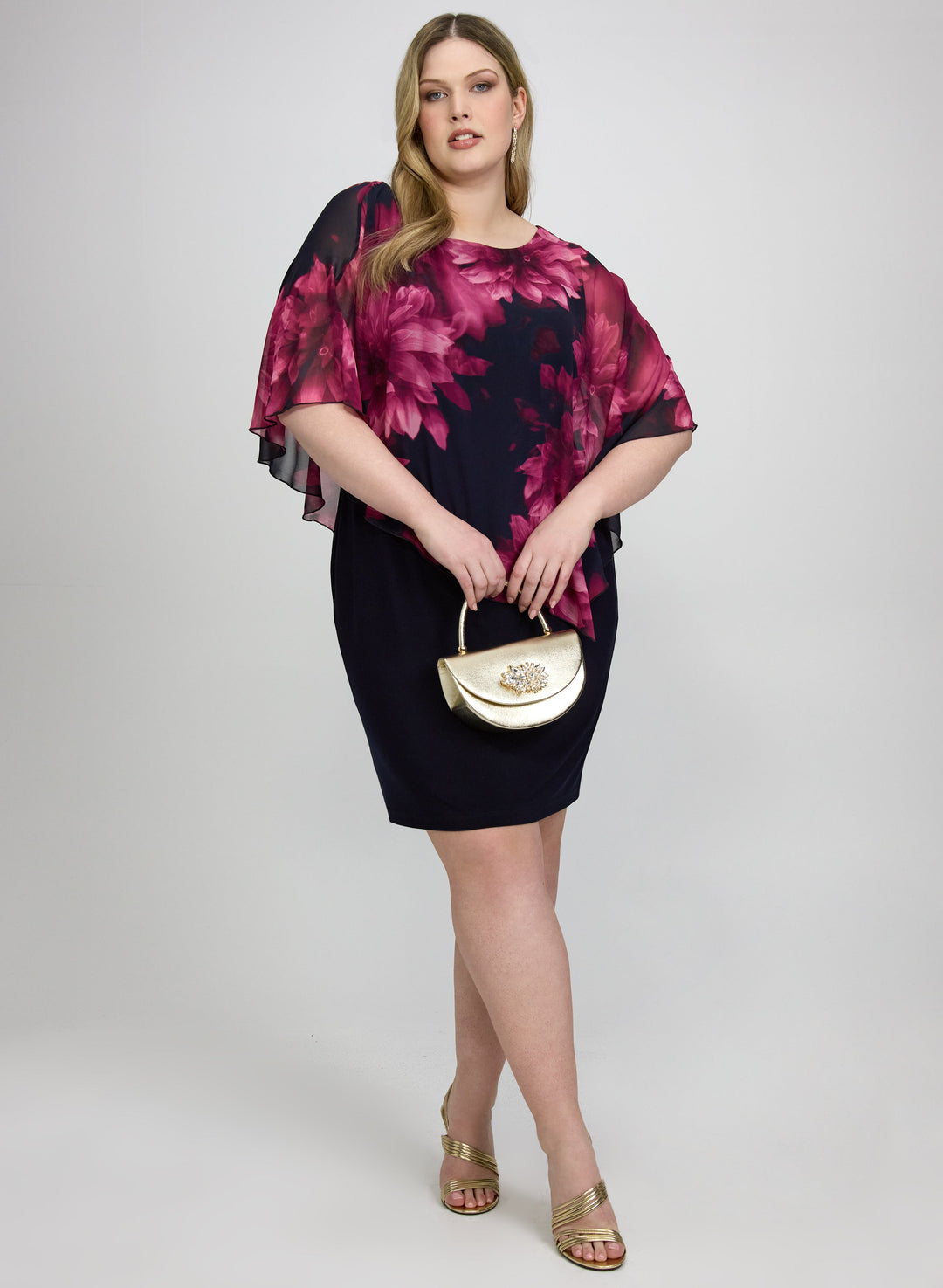 Floral Overlay Dress