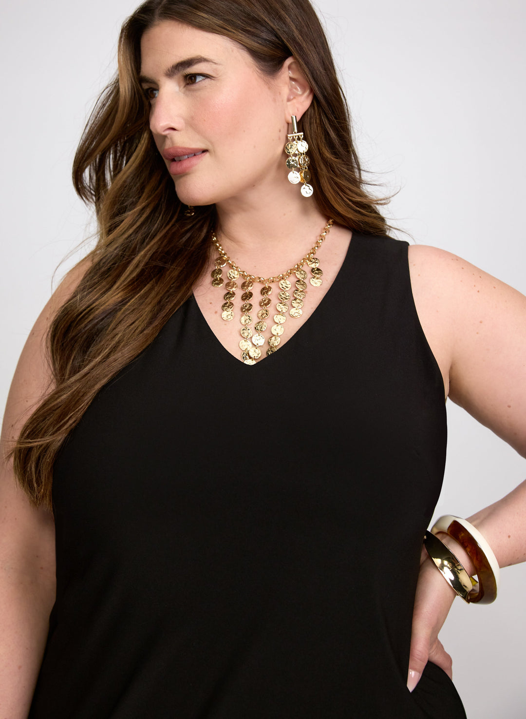 Sleeveless Jersey Maxi Dress