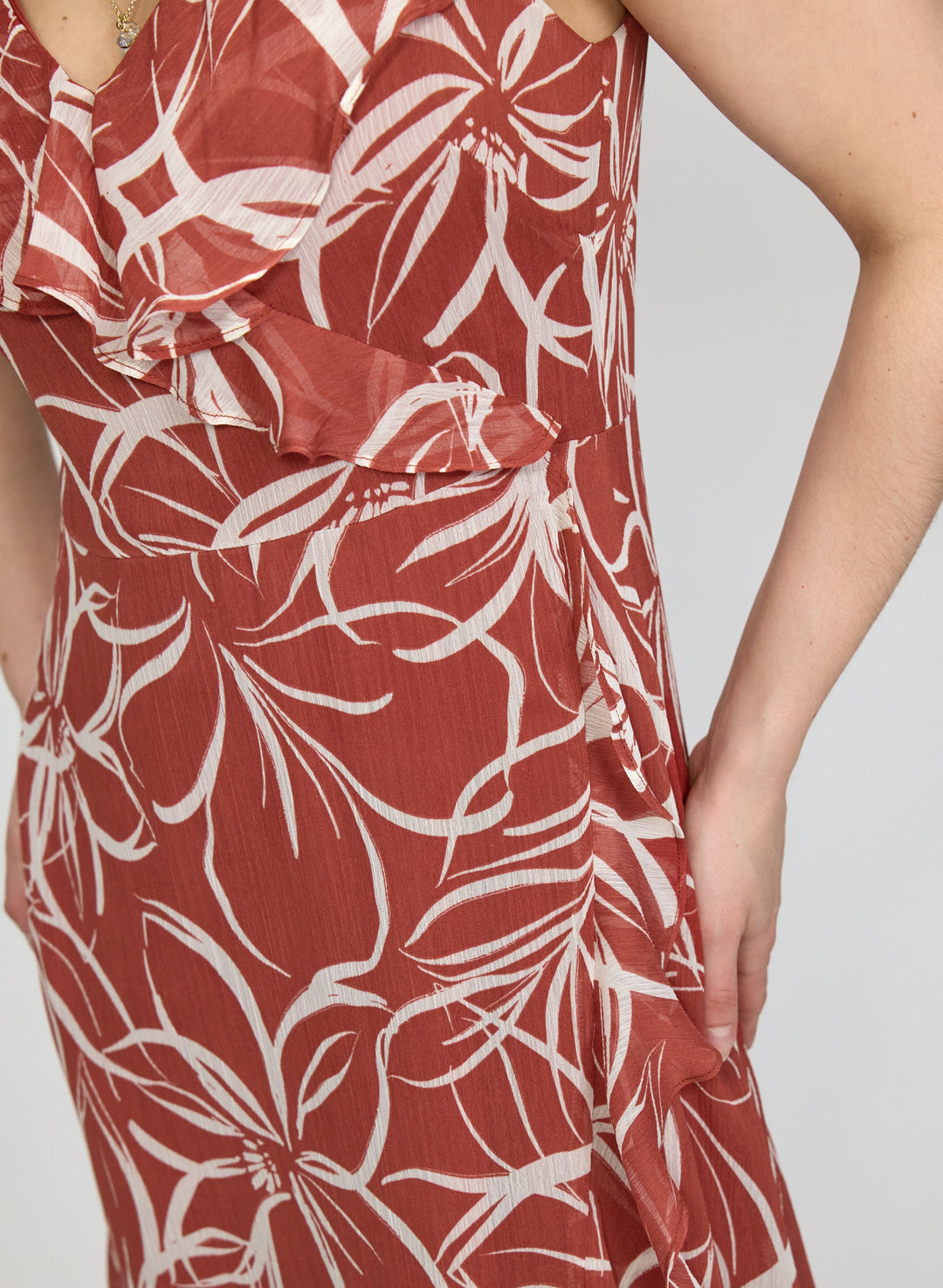 Floral Chiffon Dress