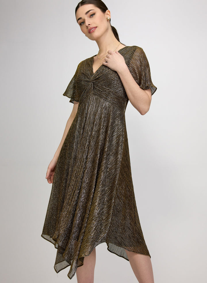 Two-Tone Metallic Dress