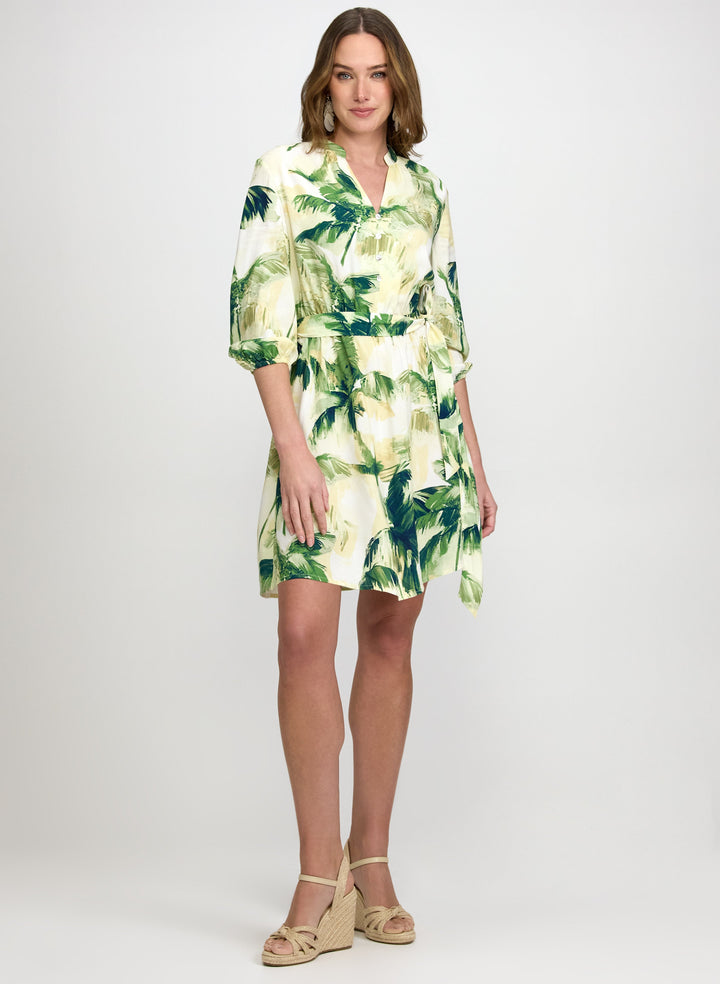 Tropical Shirt Dress