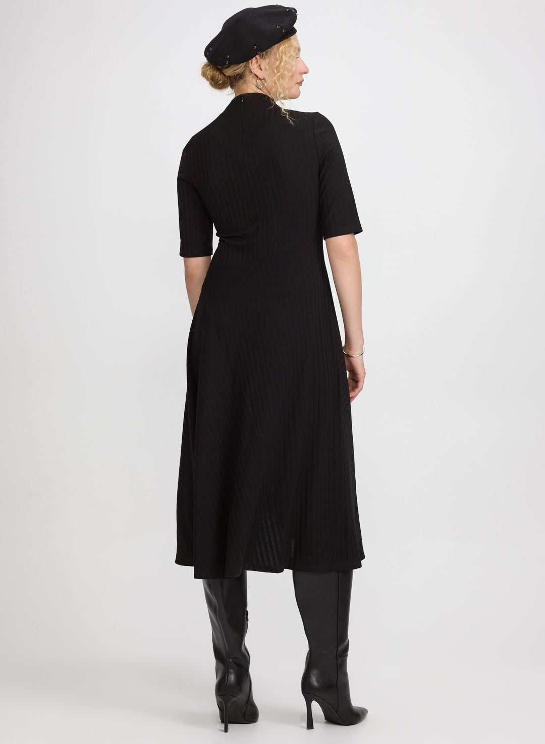 Knit Bias-Cut Dress