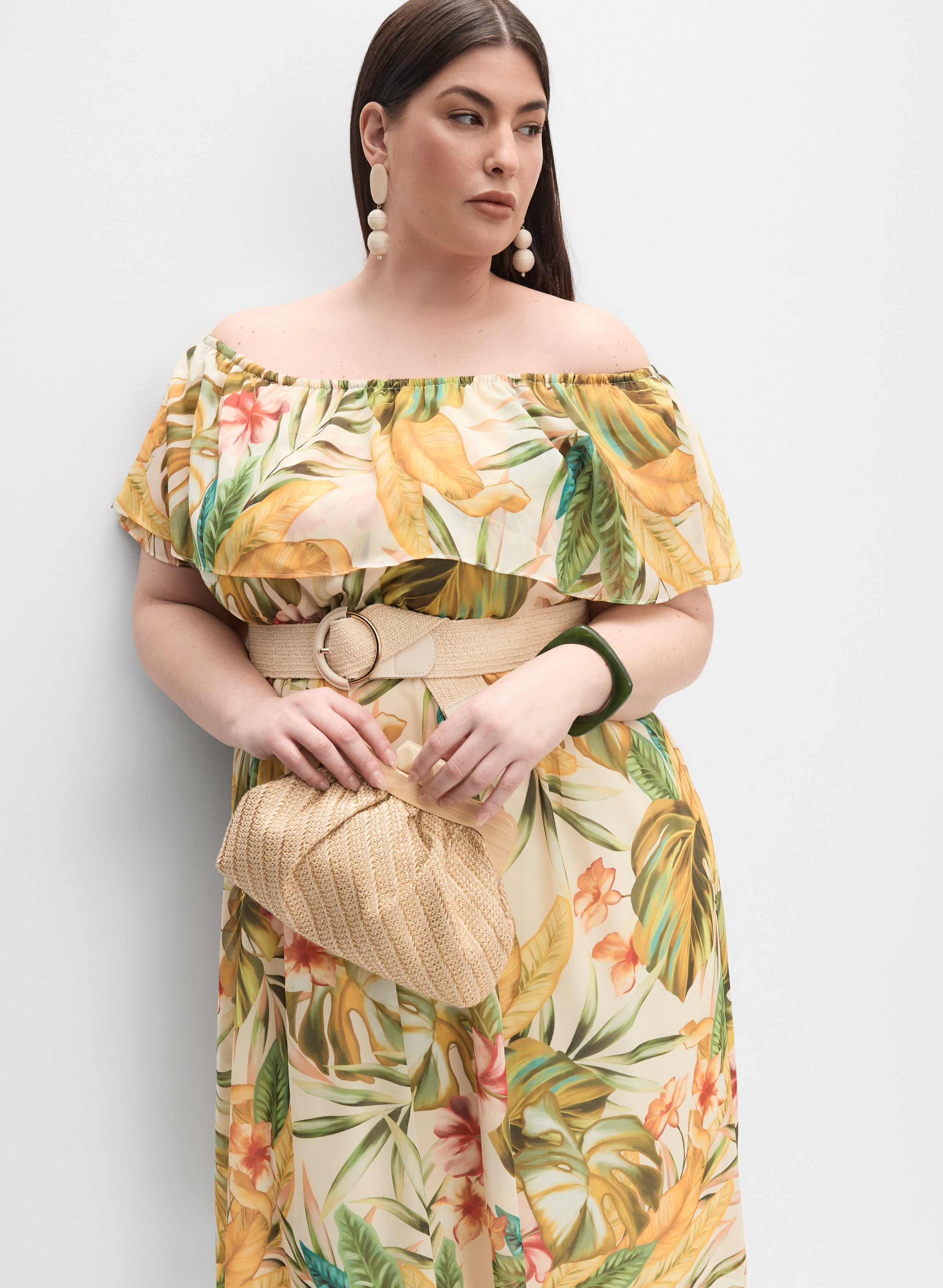 Melanie Lyne - Tropical Print Dress