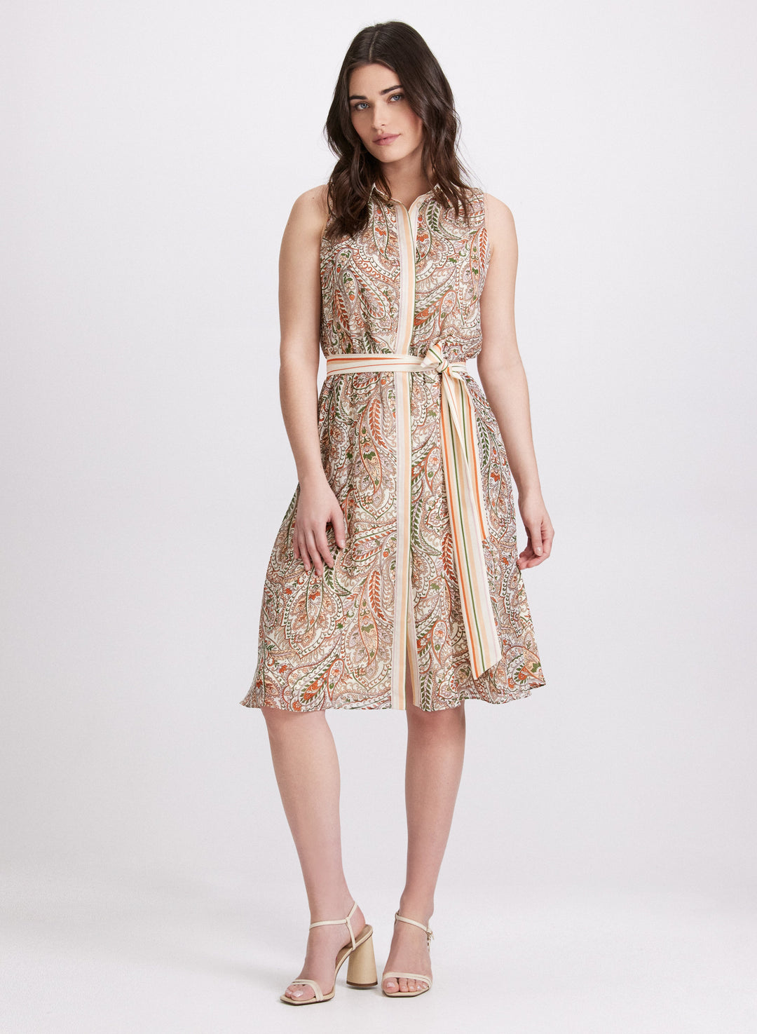 Paisley Shirt Dress