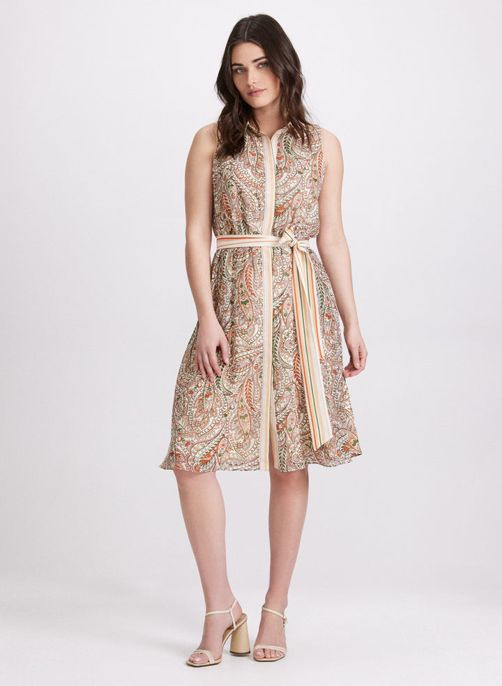 Paisley Shirt Dress