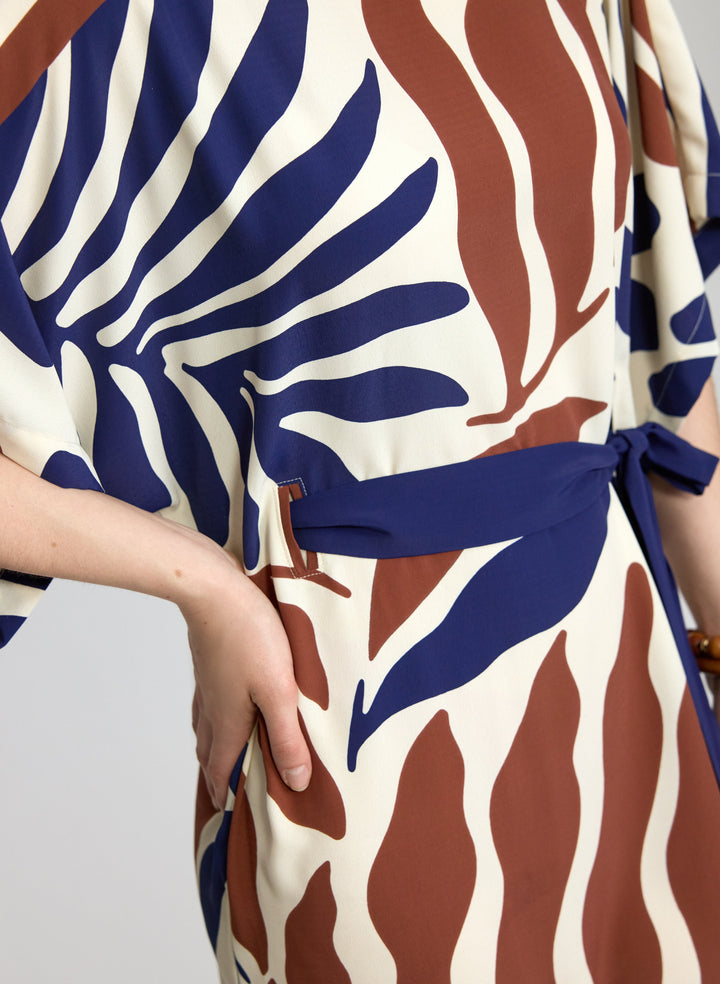 Palm Print Dress