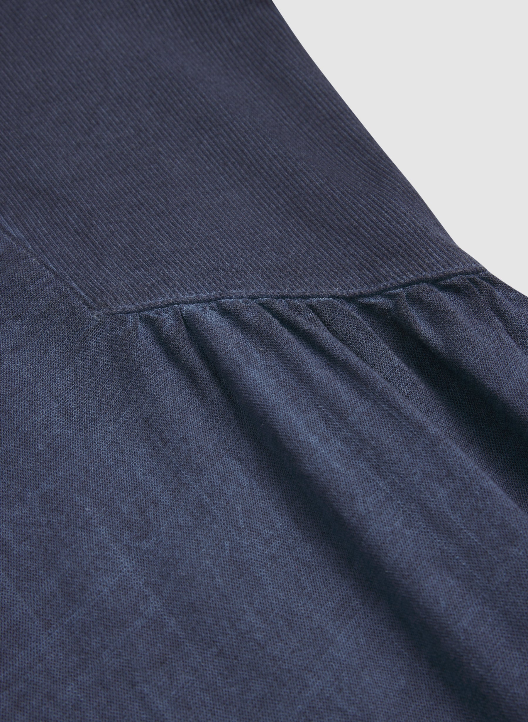 Linen-Blend Pocket Dress