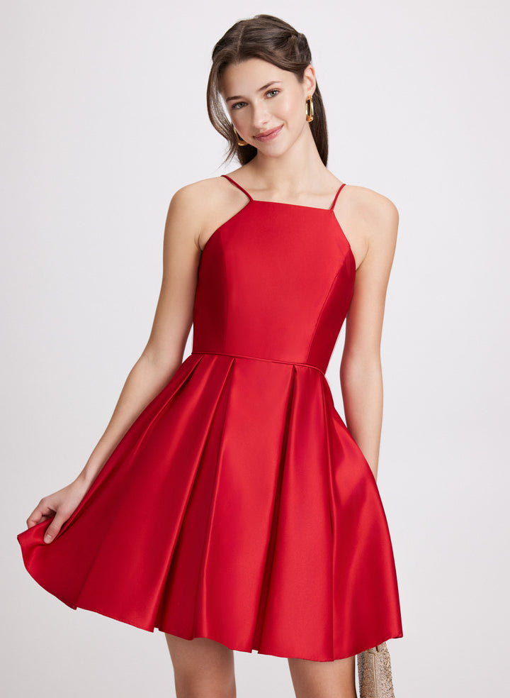 Geometric Collar Dress