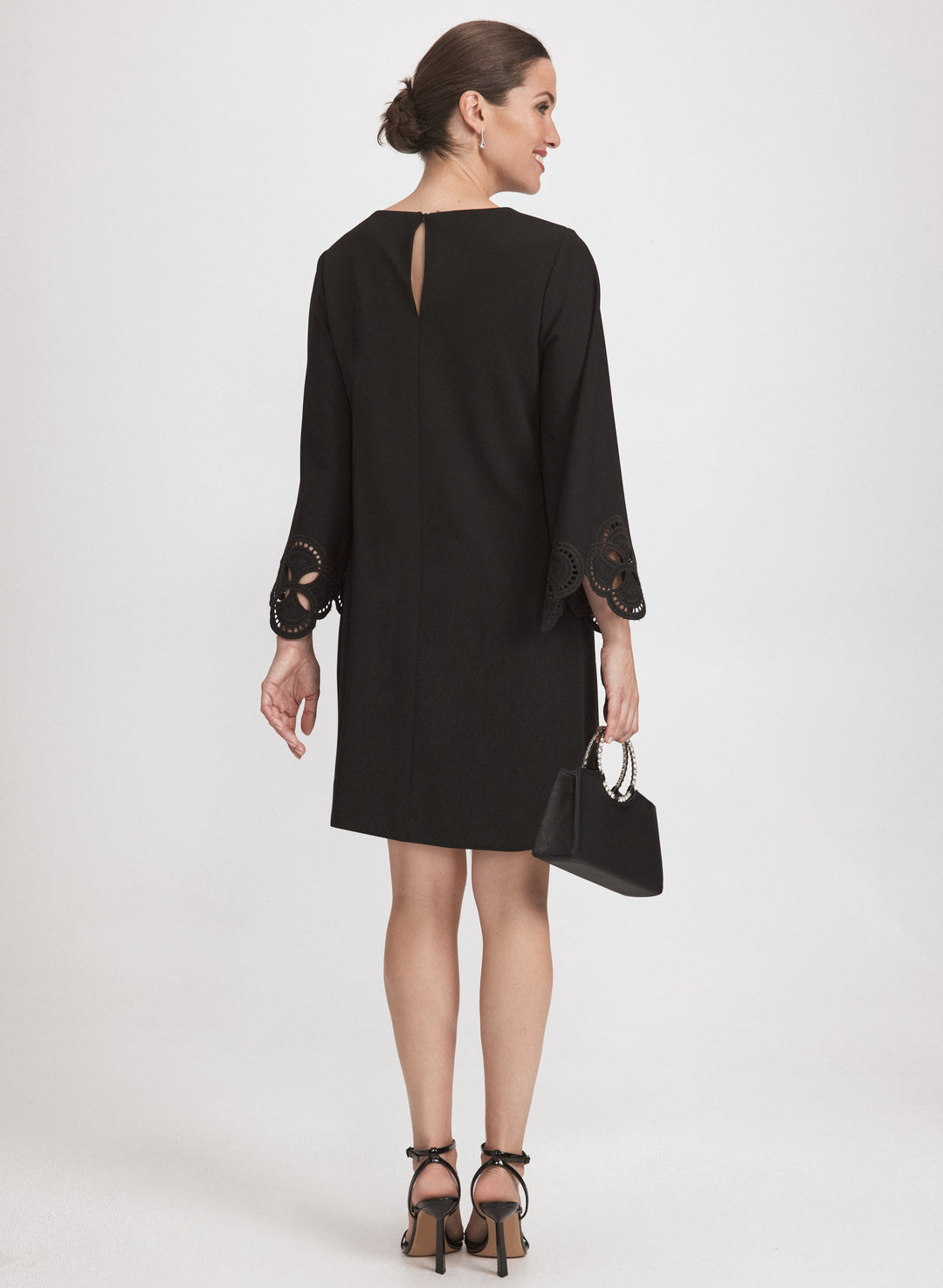 Embroidered Sleeve Dress