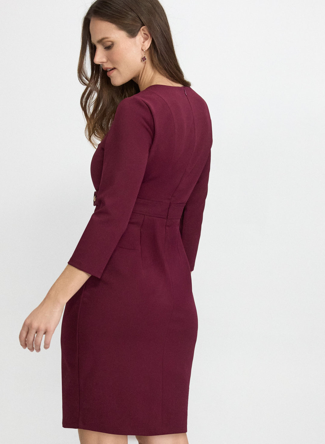 Crepe Midi Dress