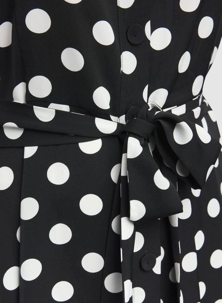 Polka Dot Shirt Dress