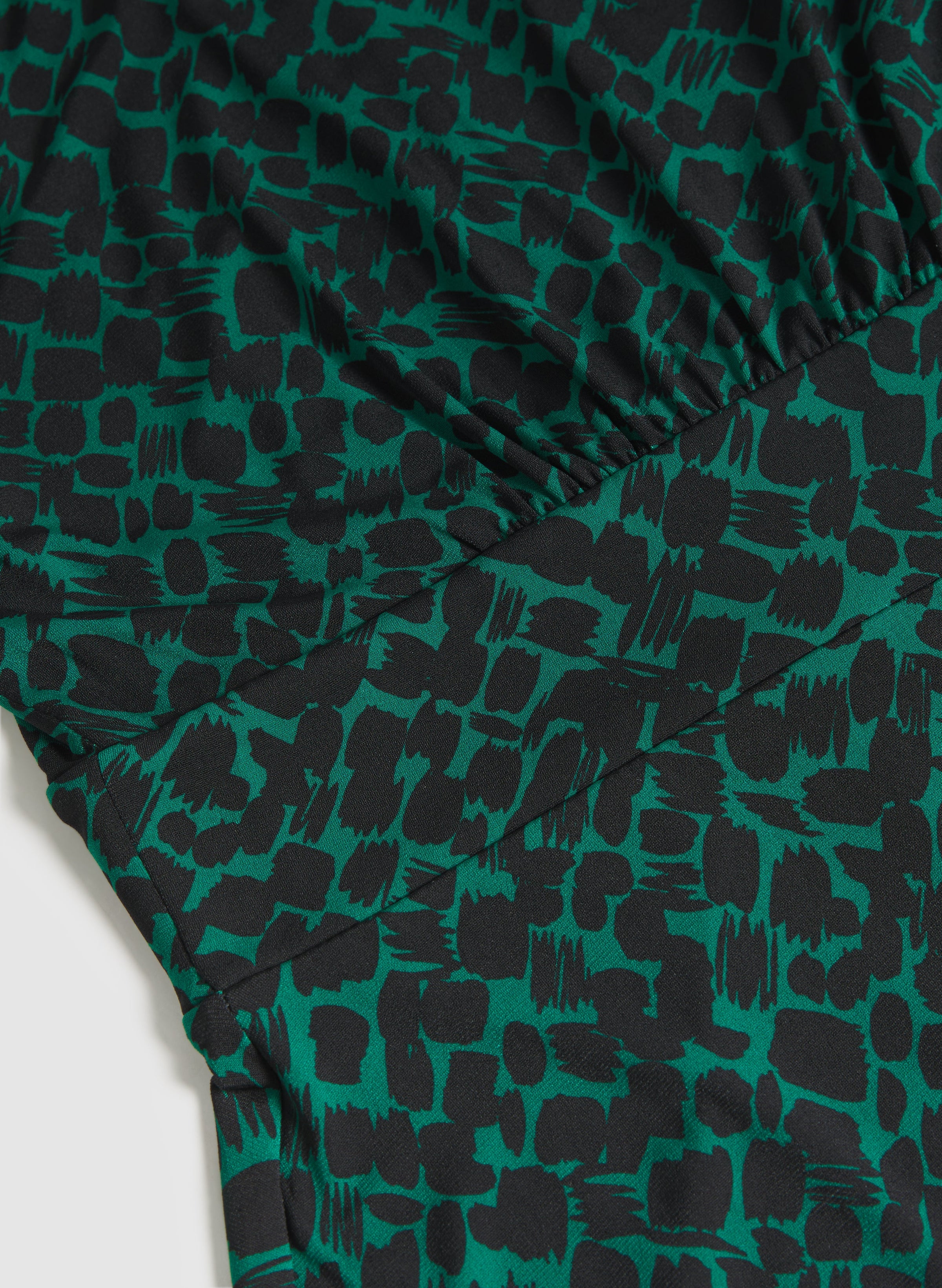 Abstract Midi Dress