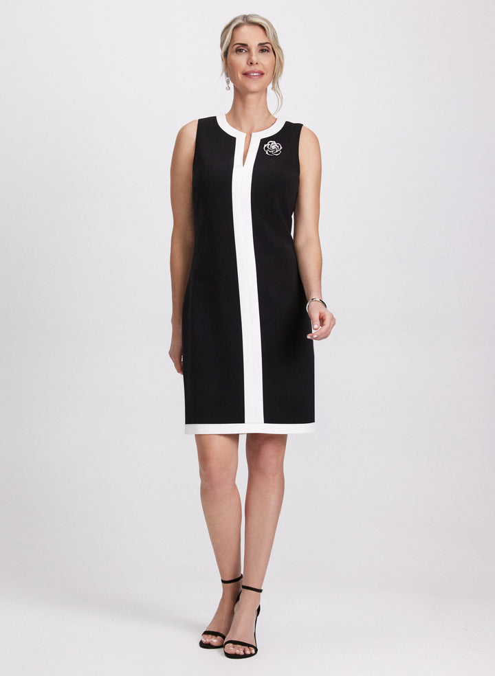 Contrast Trim Dress