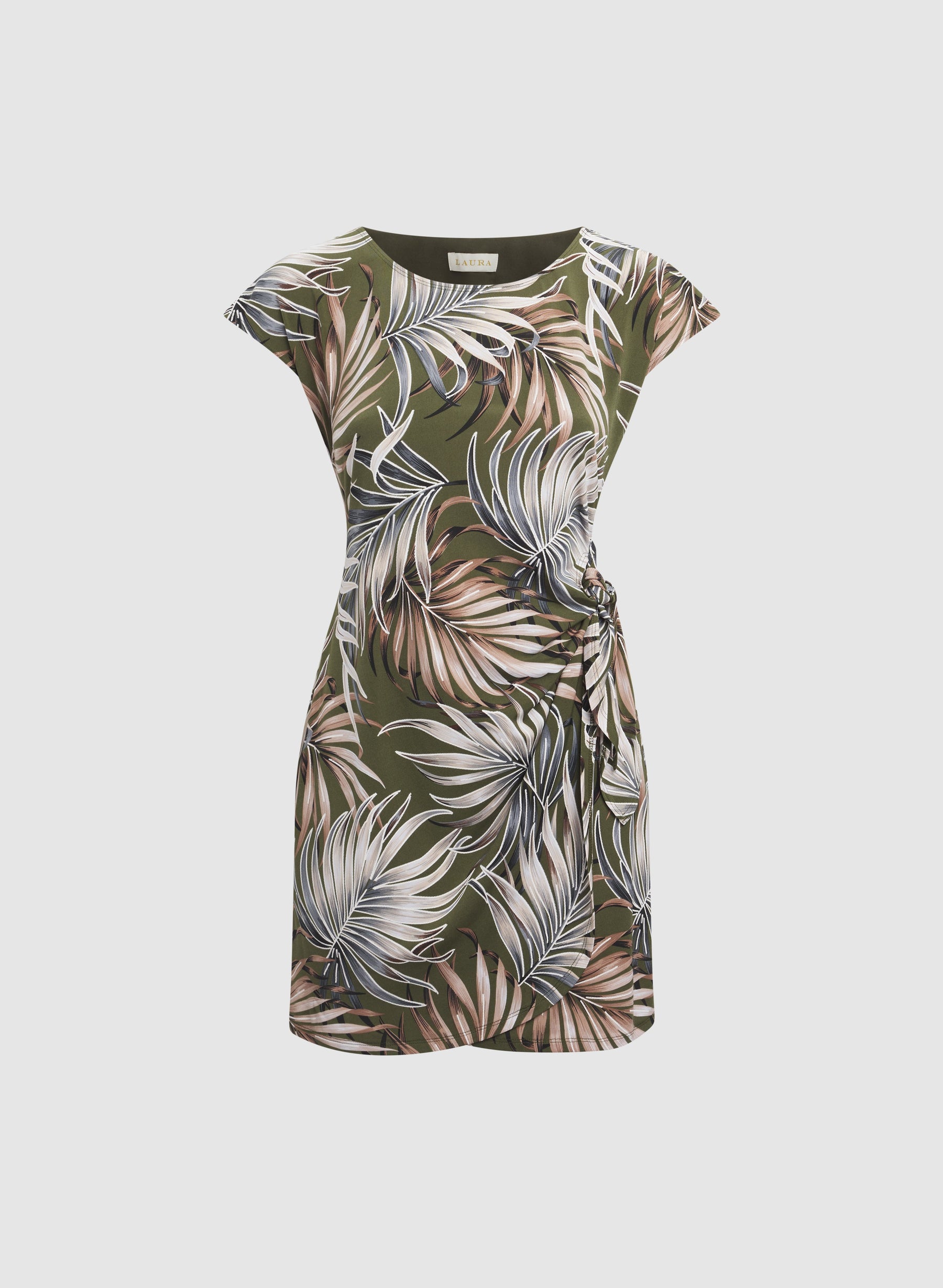 Tropical Print Dress