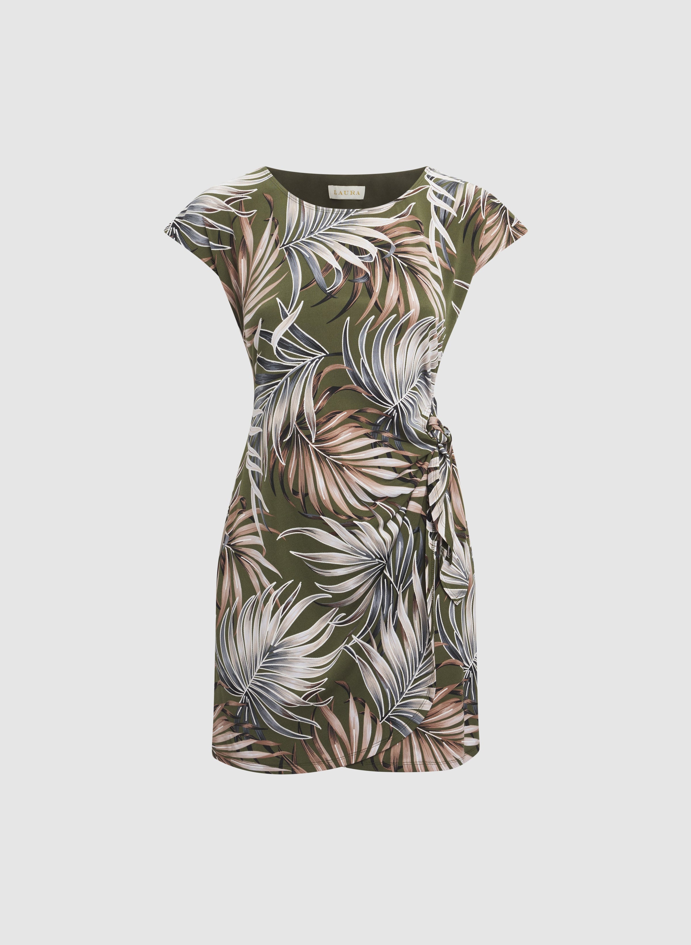 Tropical Print Dress