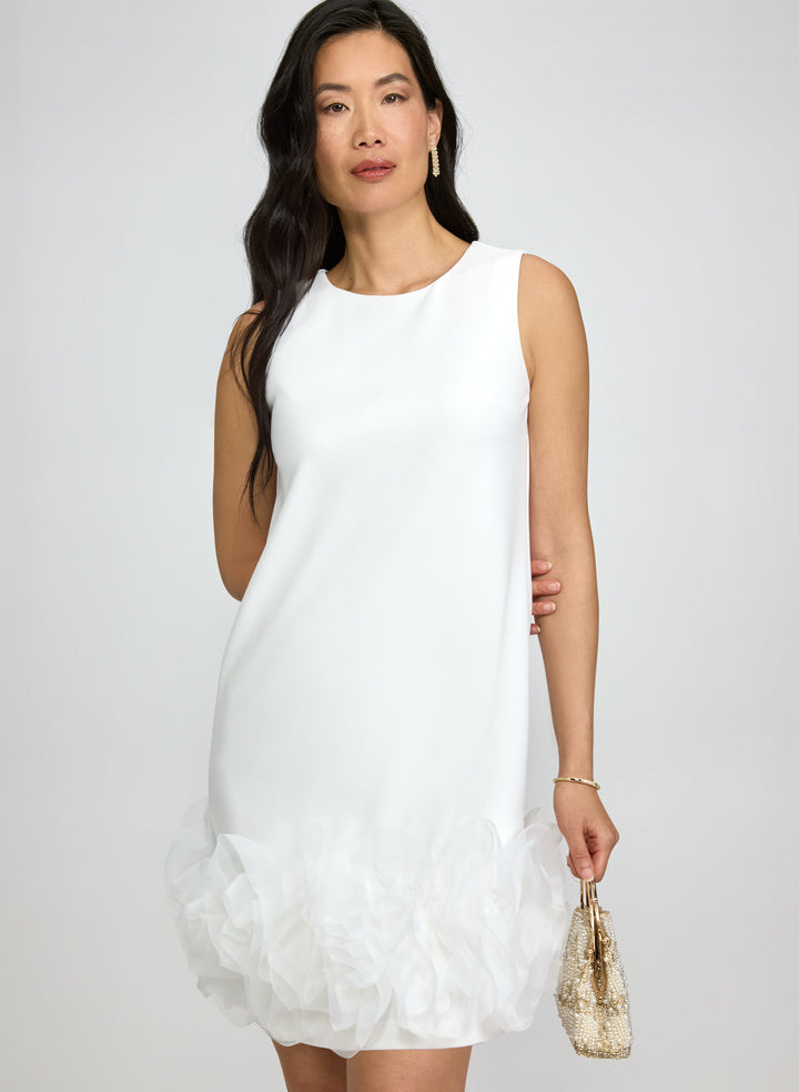 Organza Applique Dress