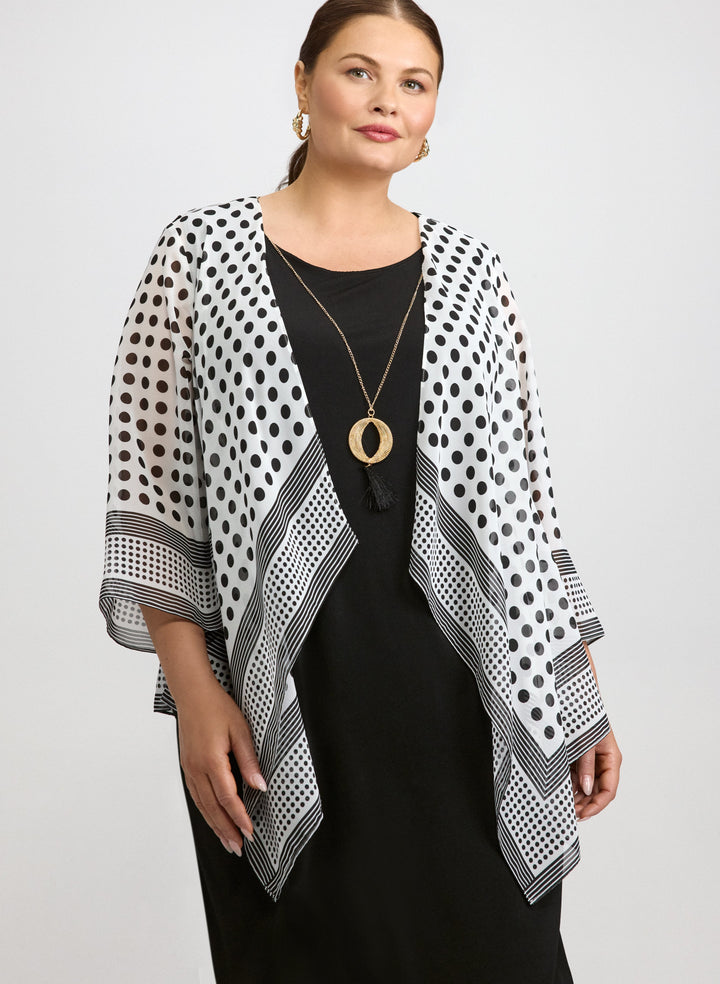 Chiffon Jacket & Jersey Dress