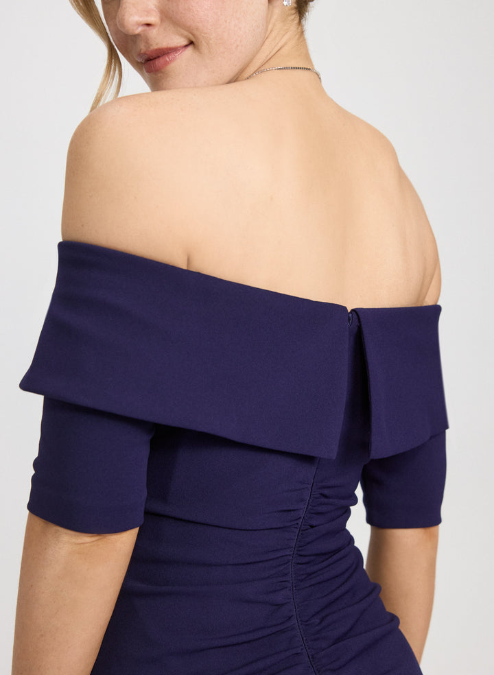 Fitted Off-Shoulder Dress