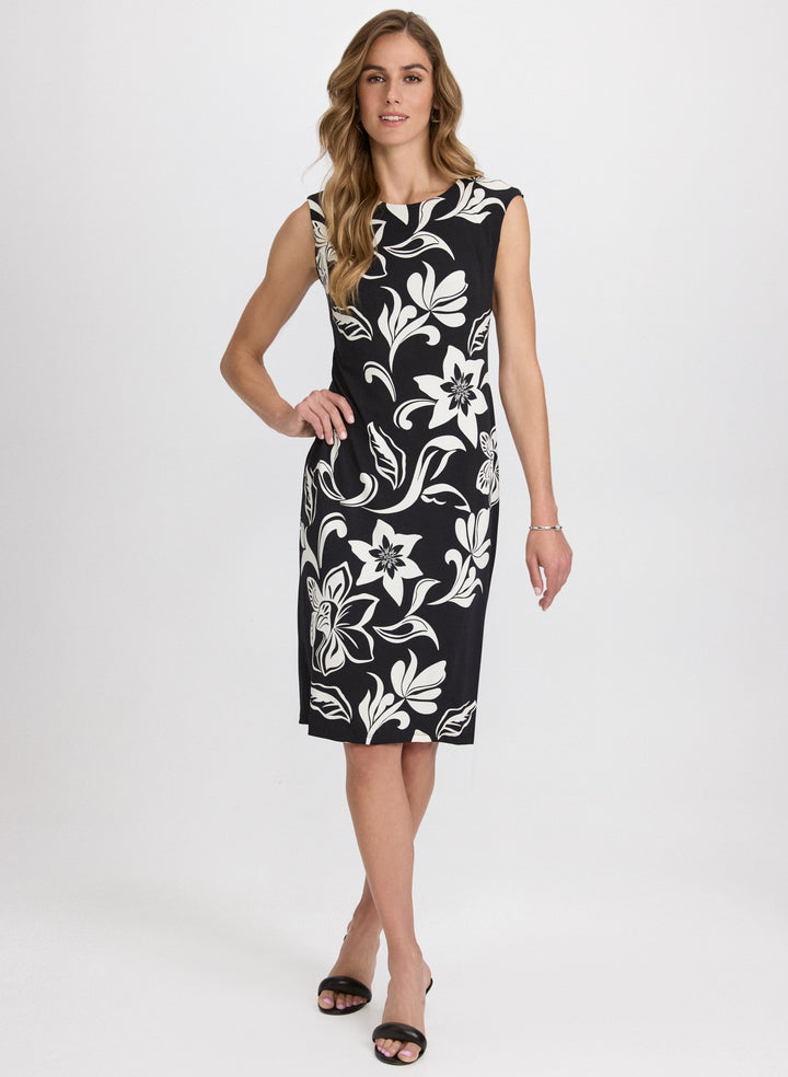 Graphic Floral Dress