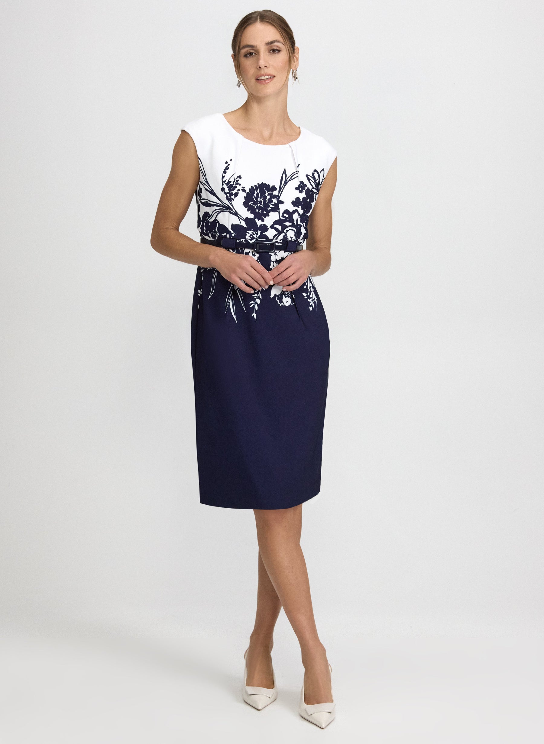 Floral Cap Sleeve Dress