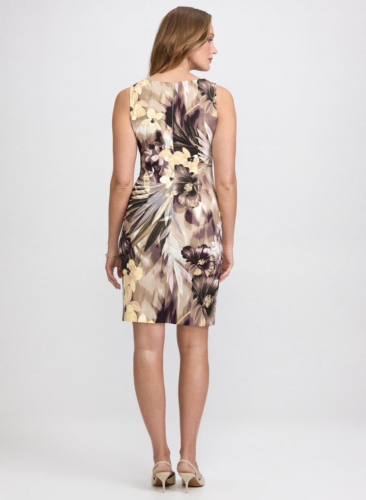 Tropical Floral Print Dress