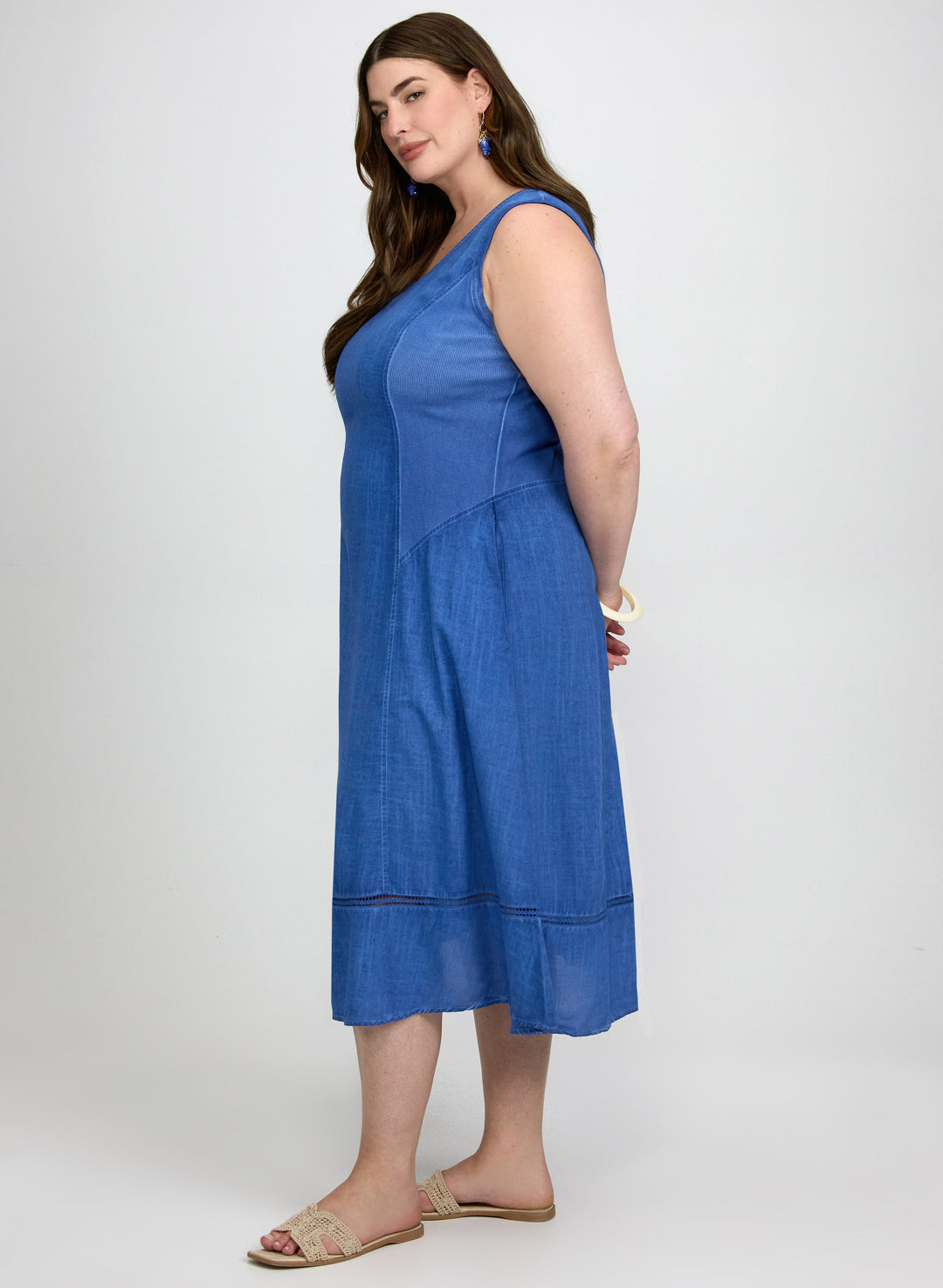 Sleeveless Fit & Flare Dress
