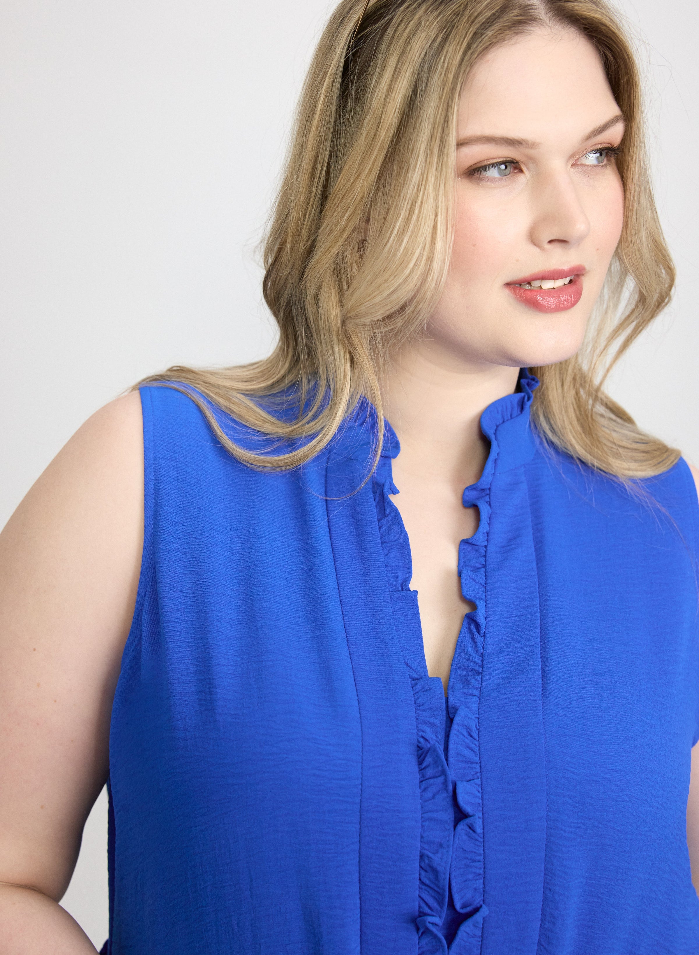 Frilled Trim Dress