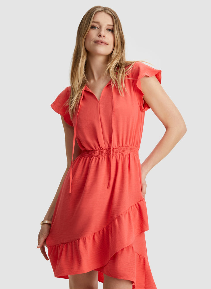 Ruffle Detail Dress