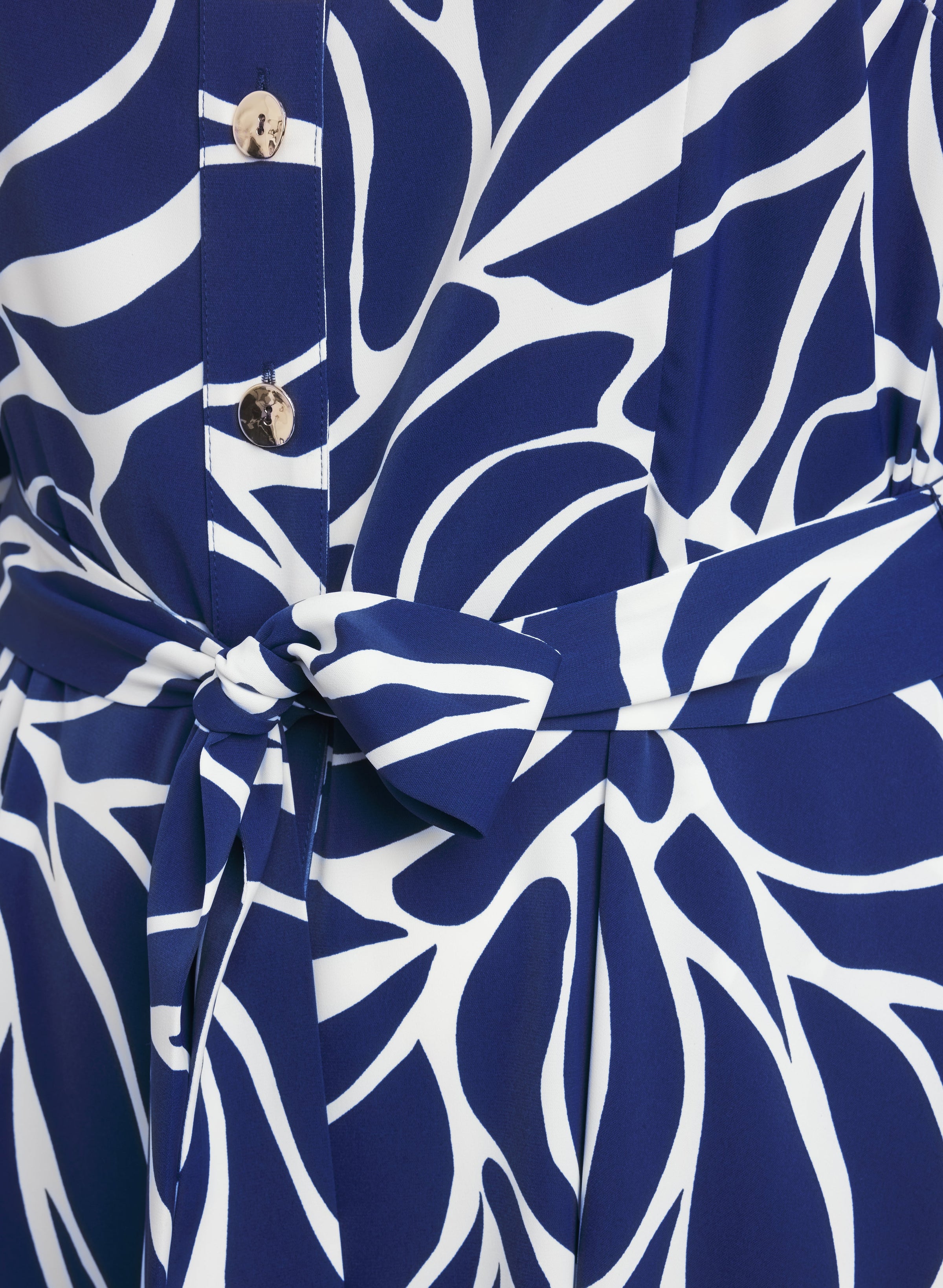 Abstract Print Dress