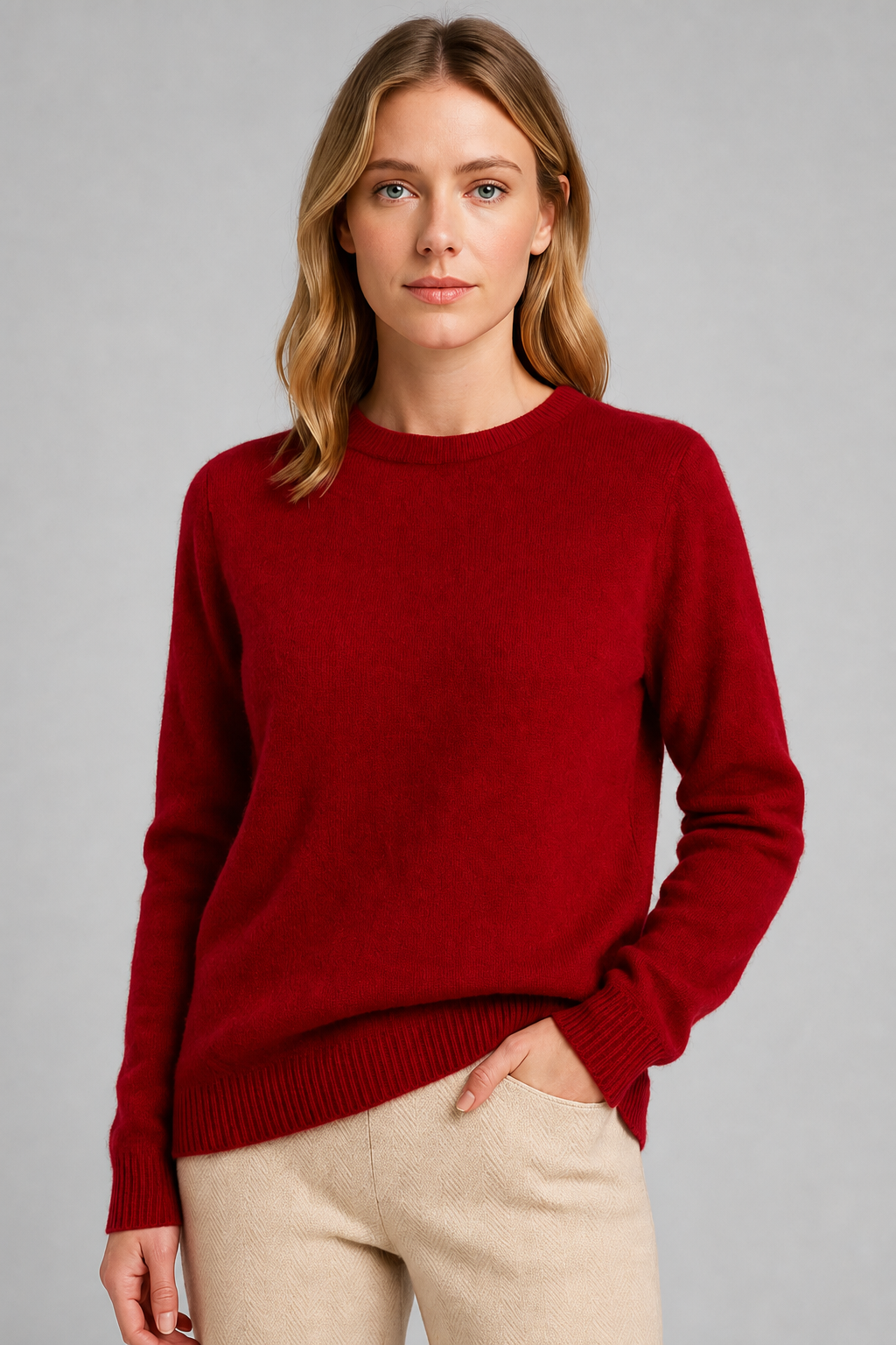 Tilda | Women Classic Crew Neck Knit Sweater
