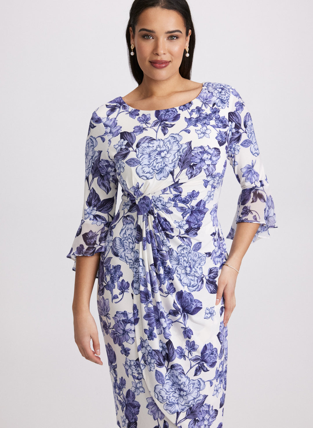 Floral Wrap Dress