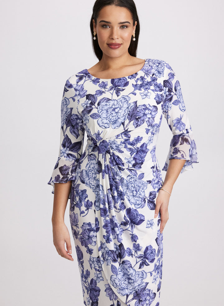 Floral Wrap Dress