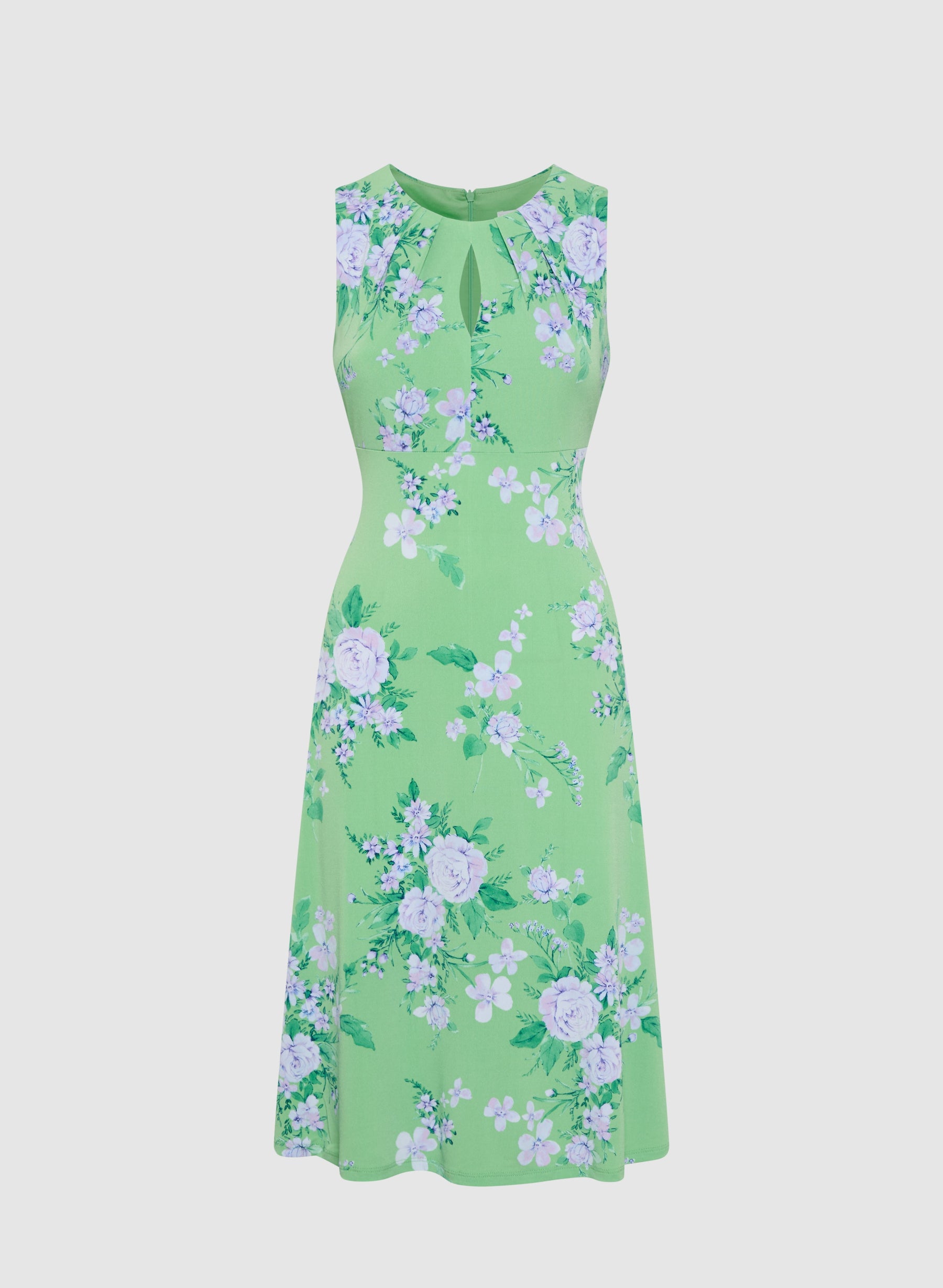 Floral Keyhole Dress