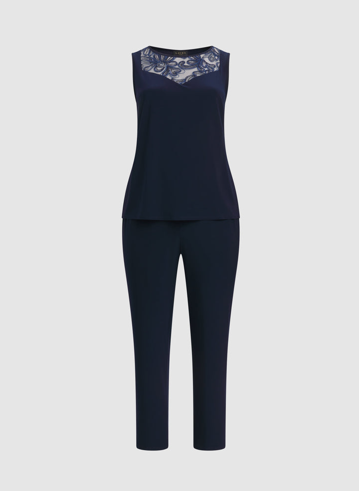 Three-Piece Pantsuit Set