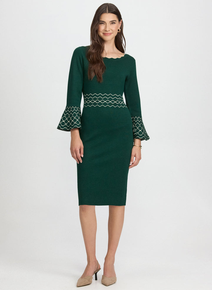 Scalloped Detail Dress